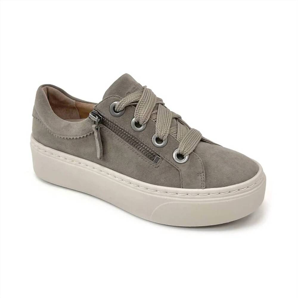 NEW AETREX women's aubrey sneaker in taupe
